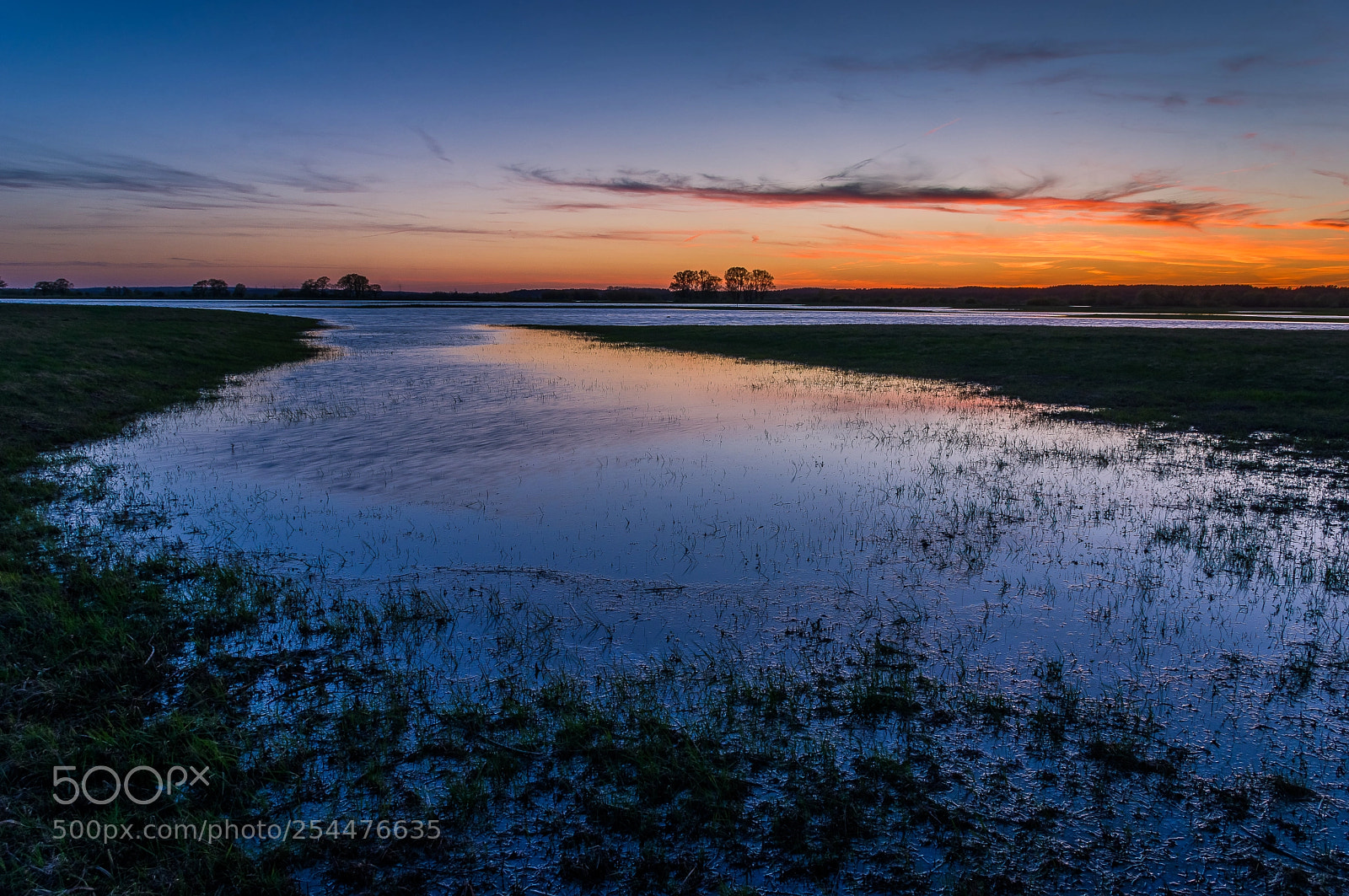 Pentax K-3 II sample photo. Watr meadows at sunset photography