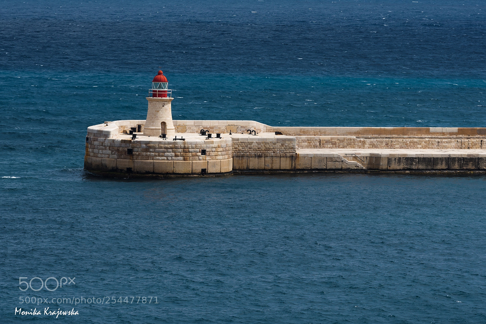 Nikon D610 sample photo. Valetta lighthouse photography