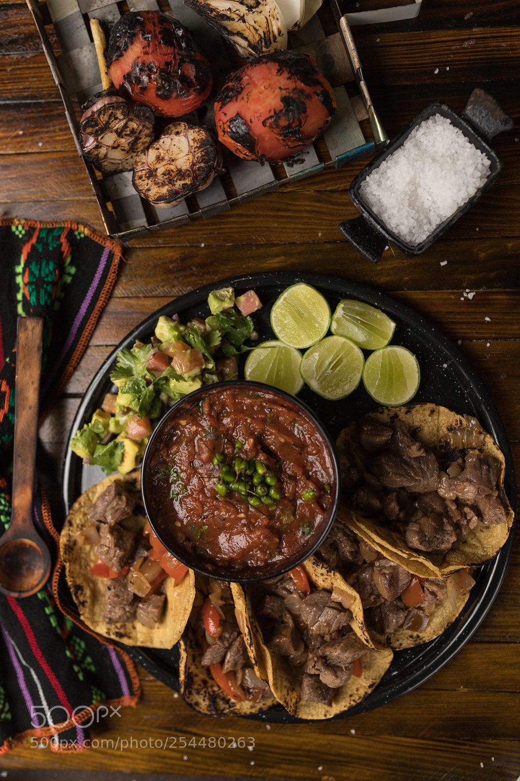 Canon EOS 6D Mark II sample photo. Tacos y guacamole photography