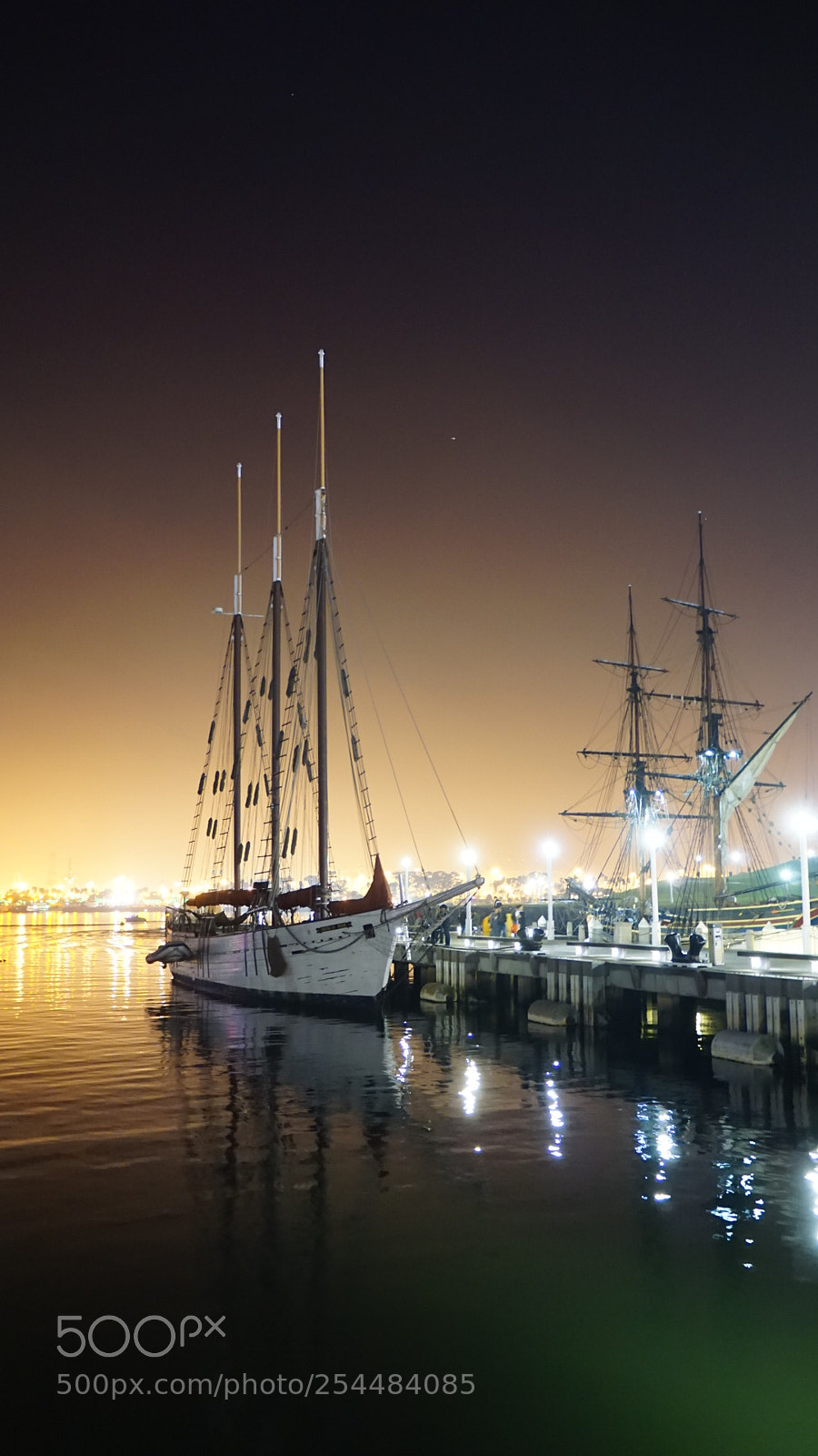 Sony a6000 sample photo. Night sail photography