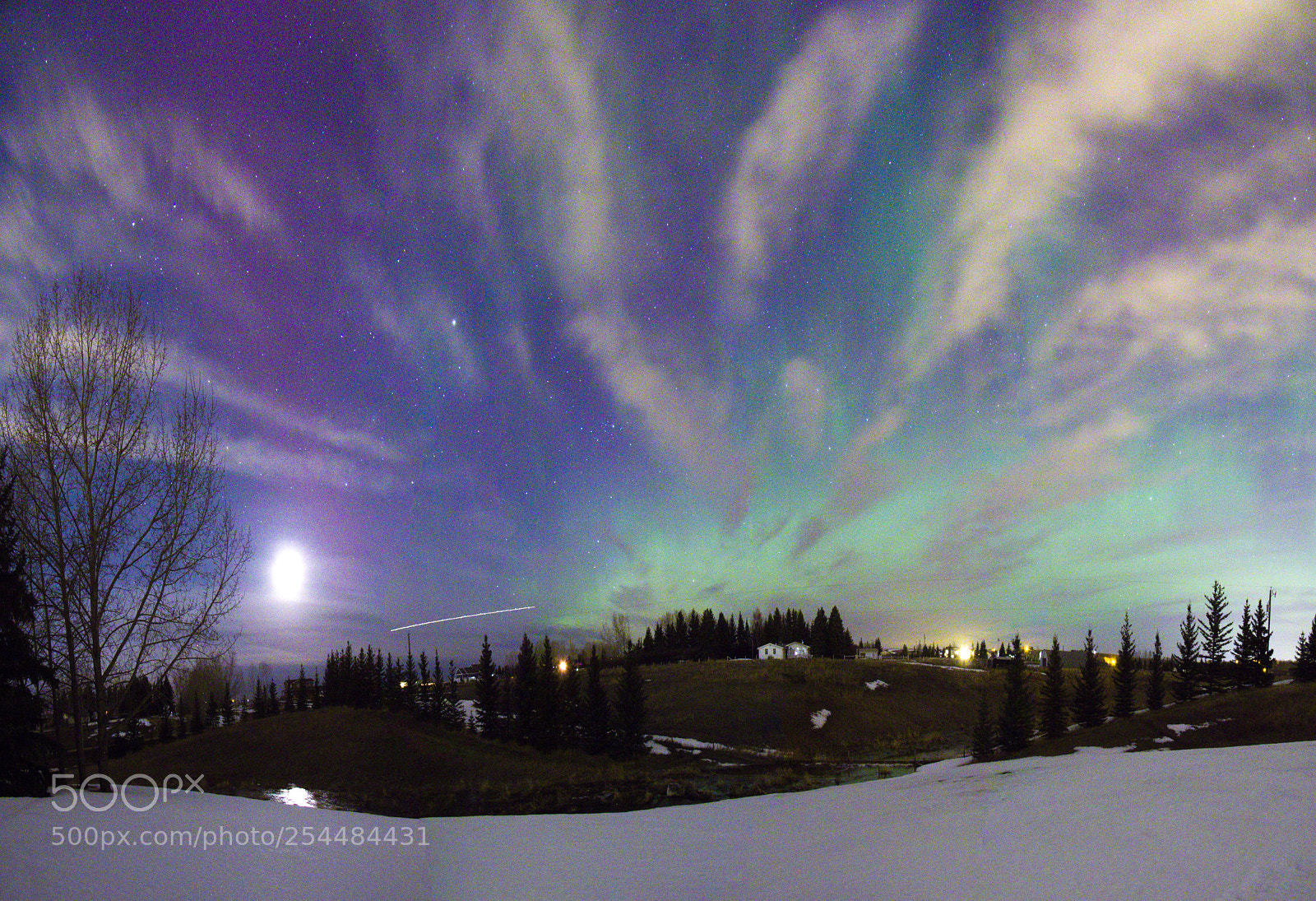 Canon PowerShot SX530 HS sample photo. Early aurora panorama april 19 2018 photography