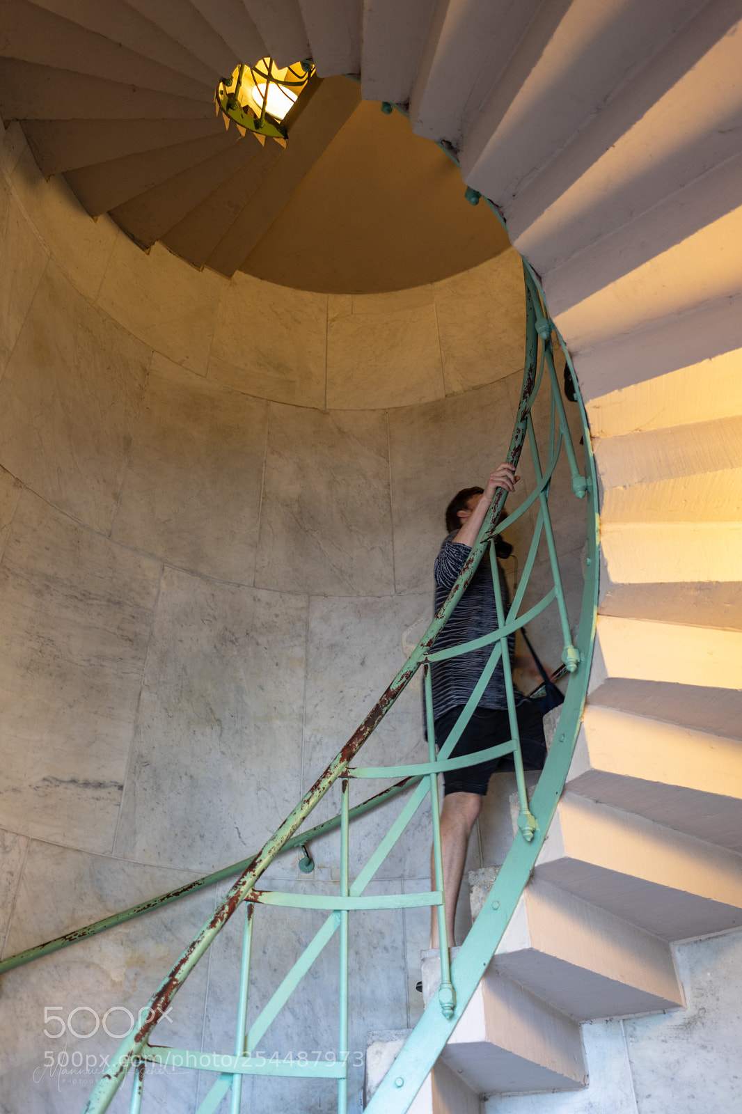 Sony a7 II sample photo. Circular stair photography