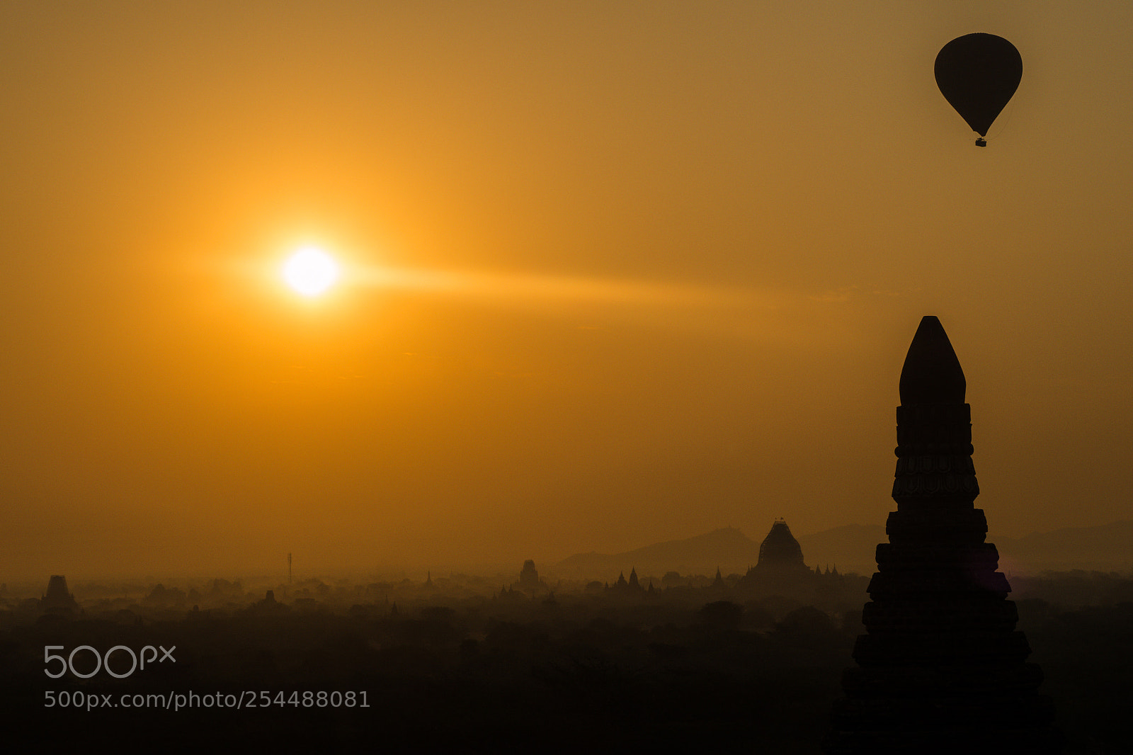 Canon PowerShot G7 X Mark II sample photo. Morning dusk (bagan, myanmar) photography