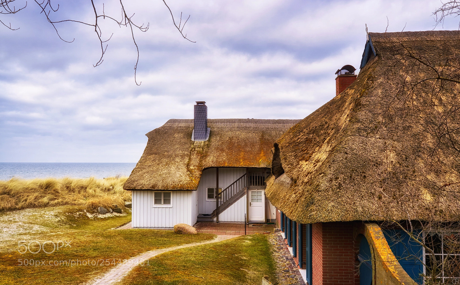 Sony a6000 sample photo. Reetdachhaus am strand ahrenshoop photography
