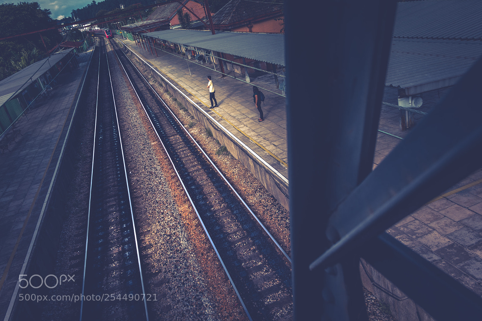 Canon EOS 60D sample photo. Railroad station photography
