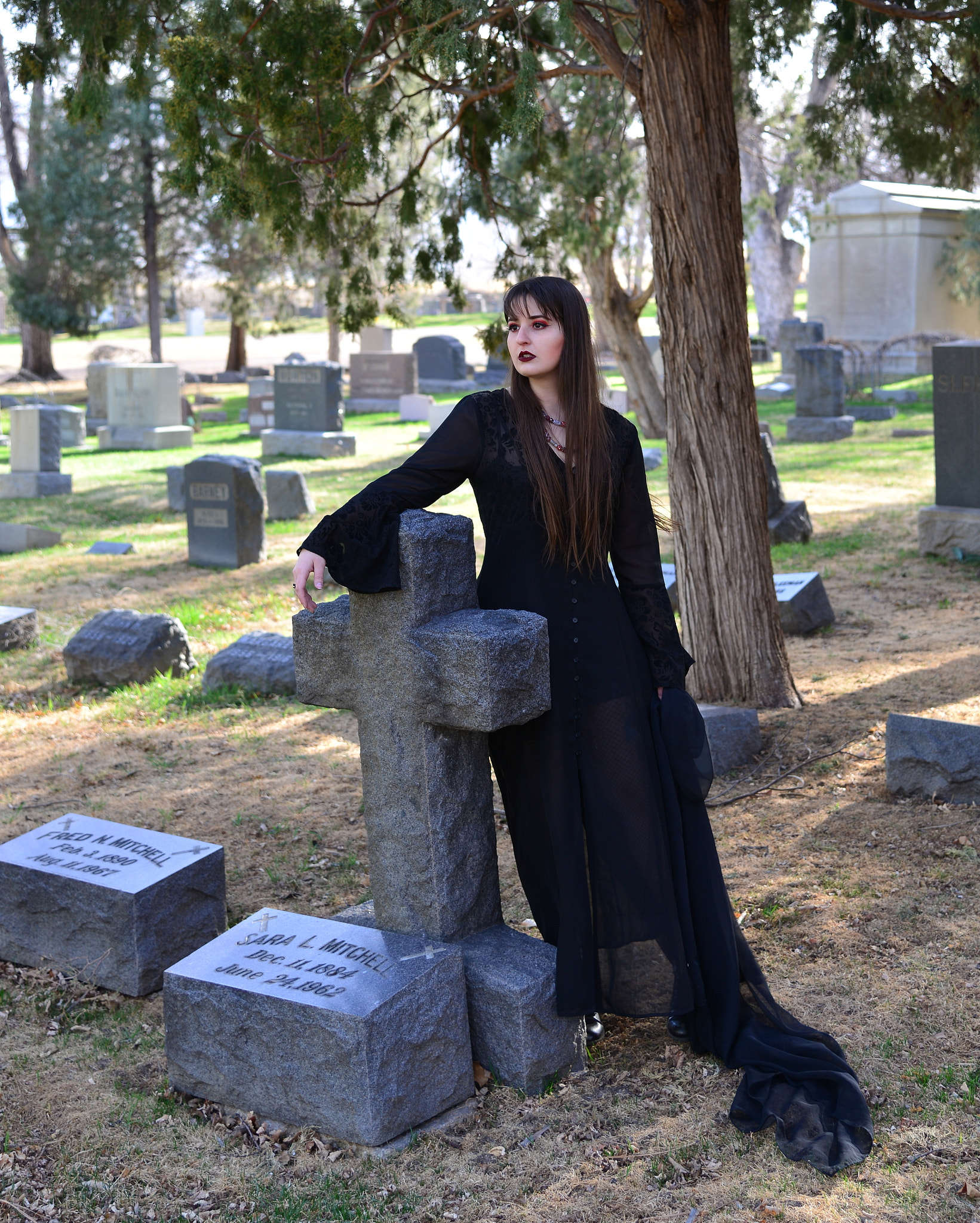 Nikon D610 sample photo. Gothic beauty photography