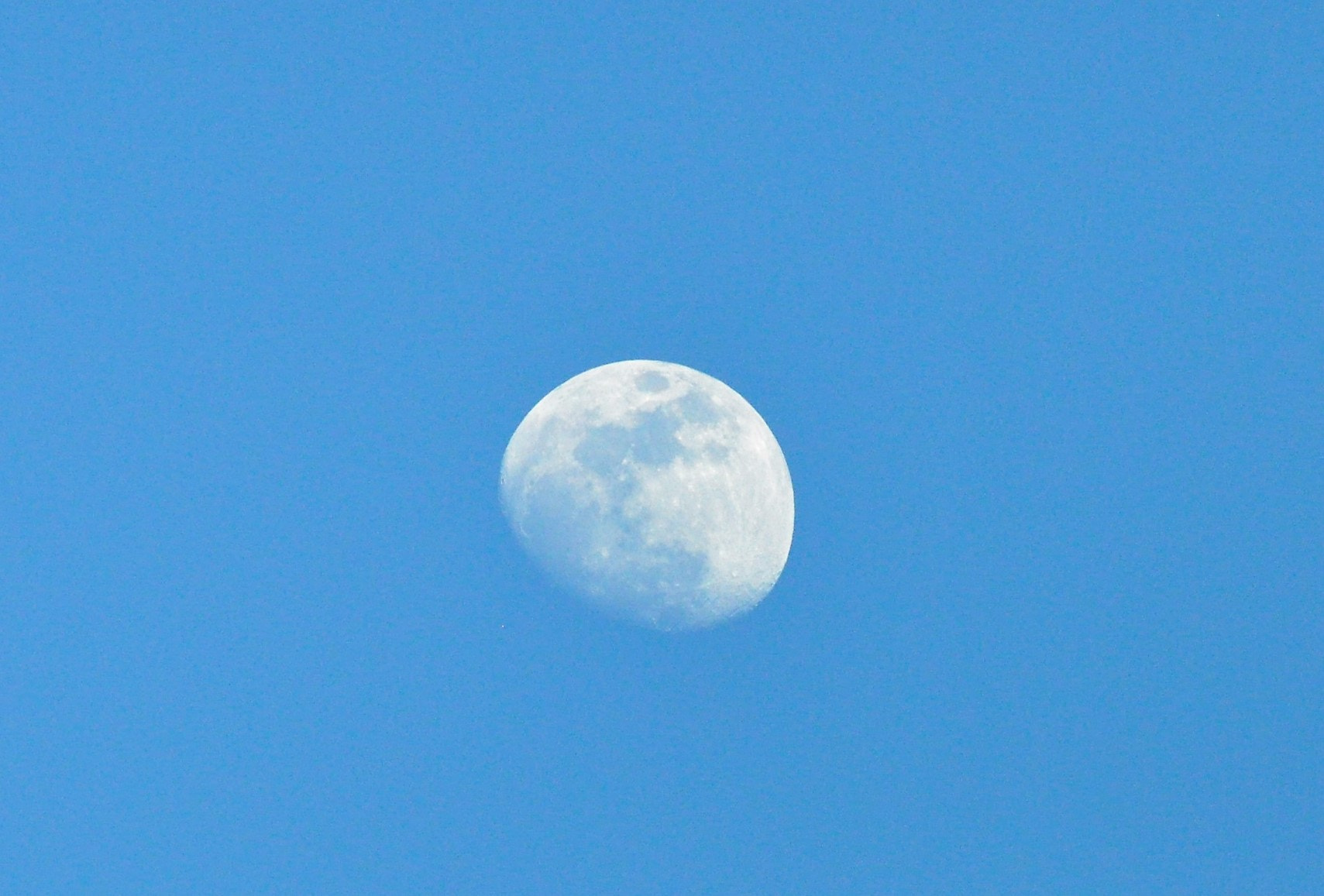 Nikon D90 sample photo. Daytime moon photography