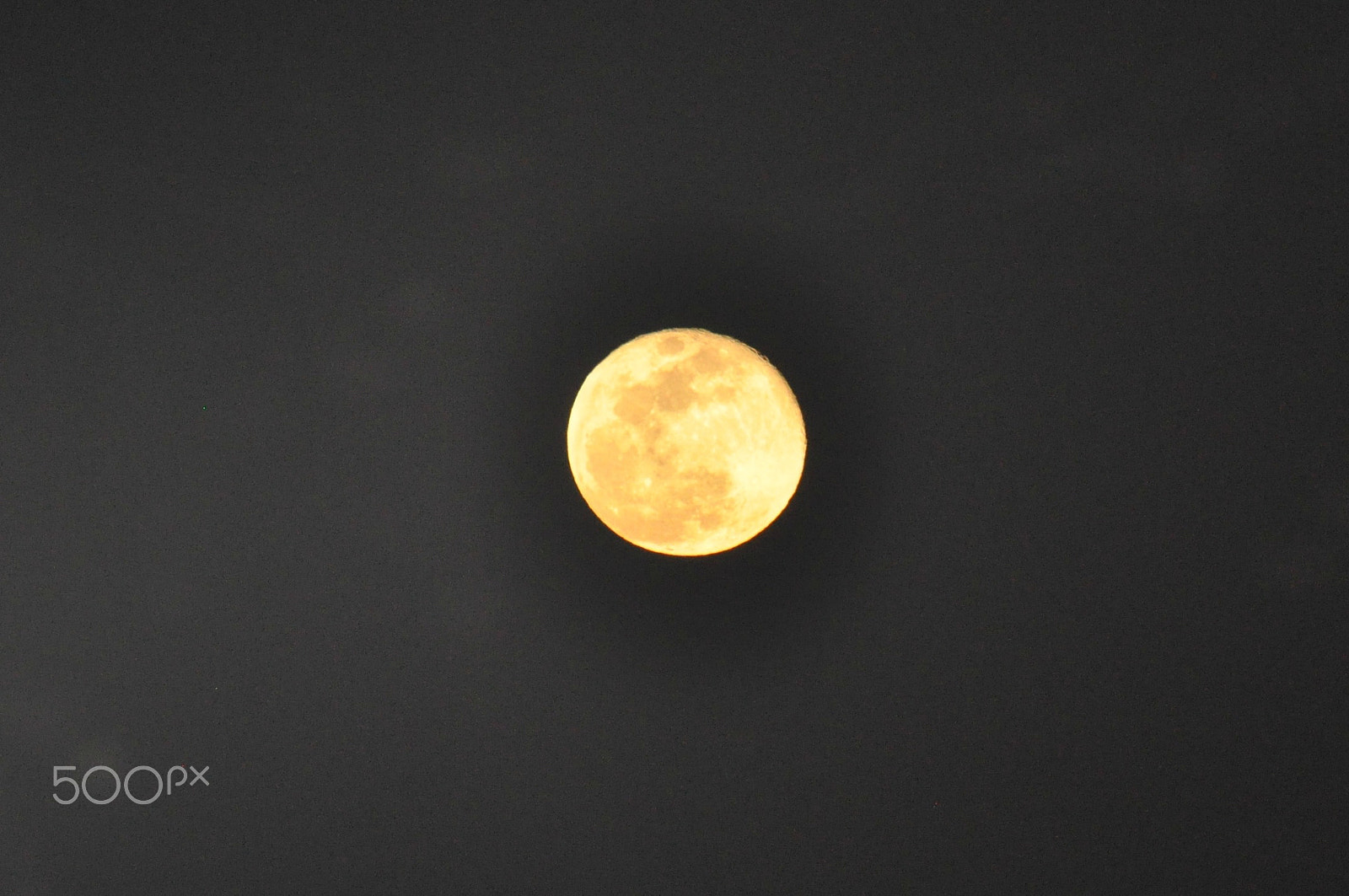 Nikon D90 sample photo. Full moon photography