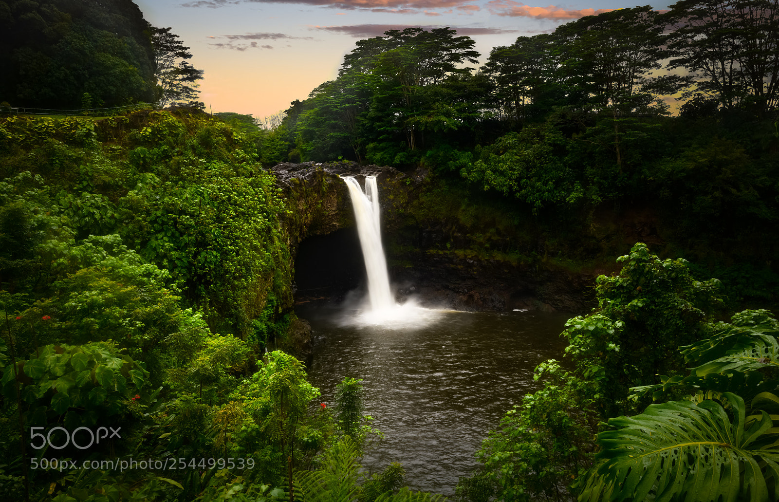 Nikon D850 sample photo. Rainbow falls photography