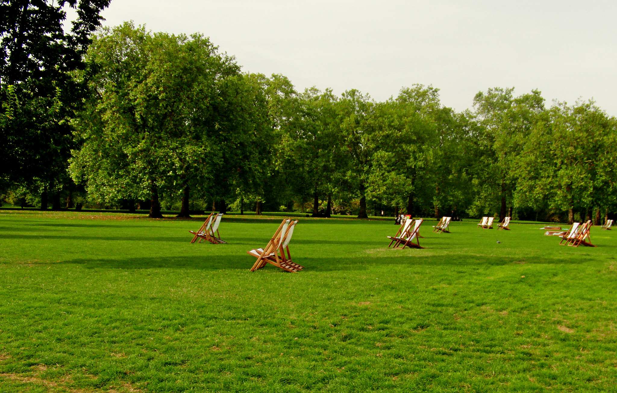 CASIO EX-FC150 sample photo. Green park lawn chairs photography