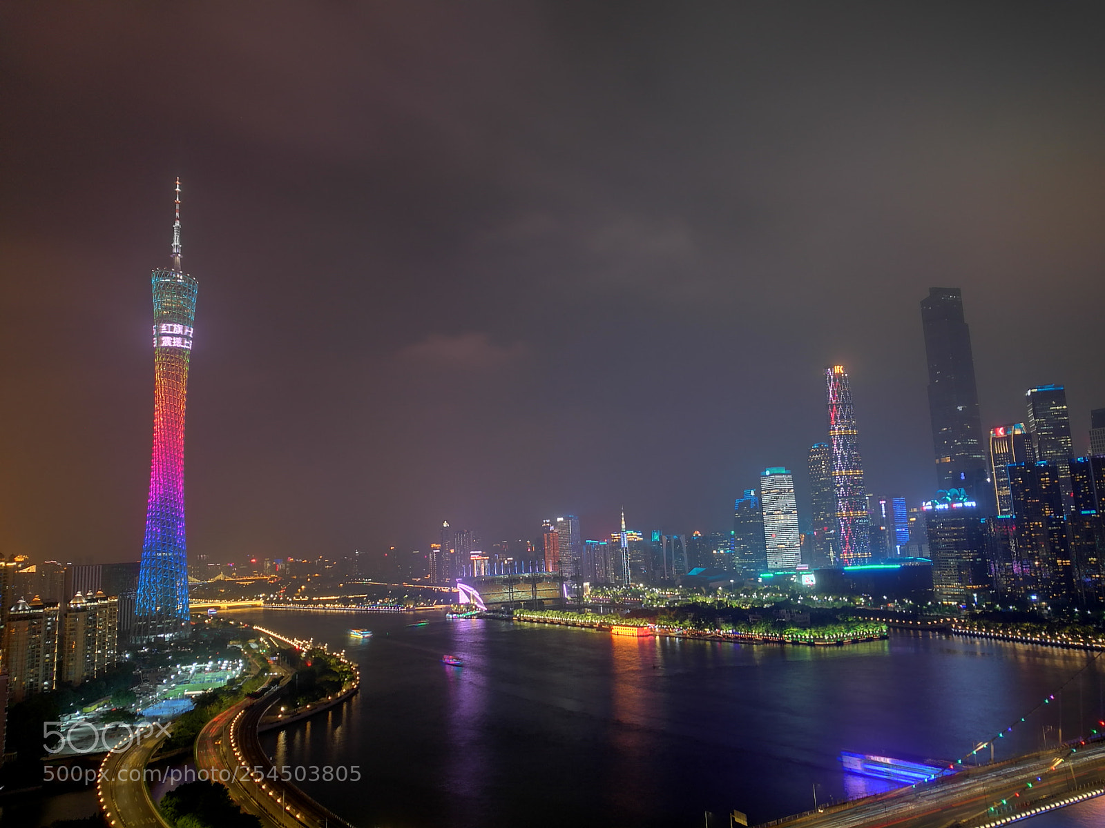 HUAWEI P9 sample photo. 珠江夜景 photography