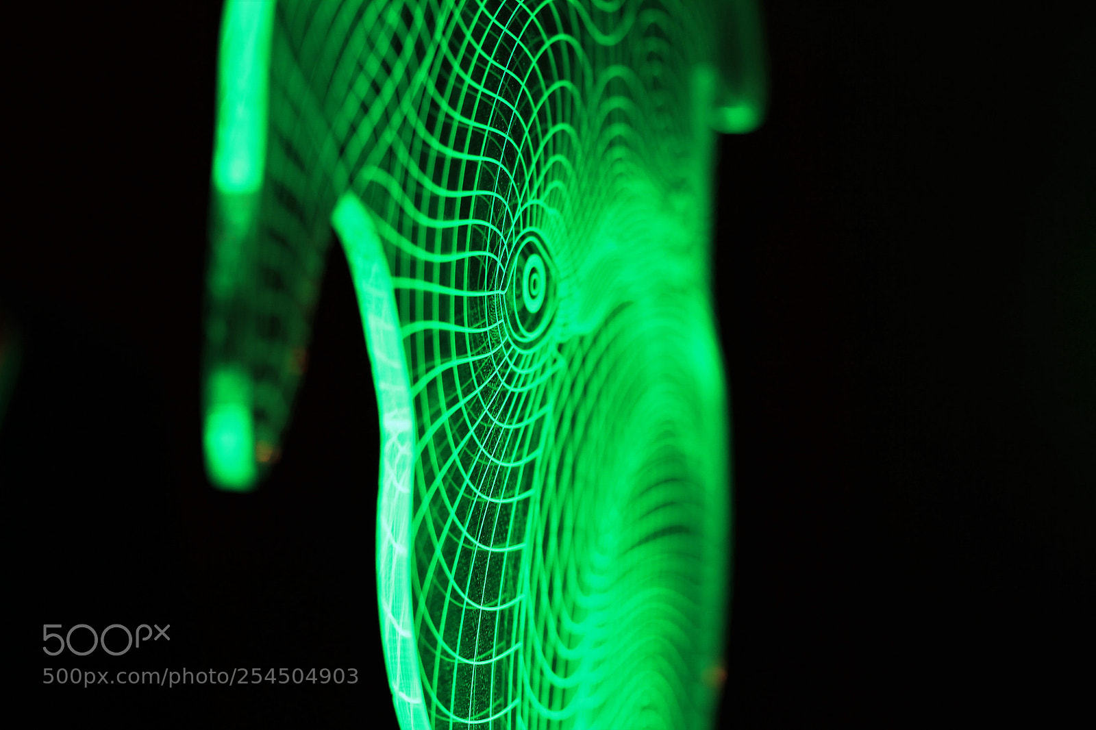 Canon EOS 7D sample photo. 3d light heads photography