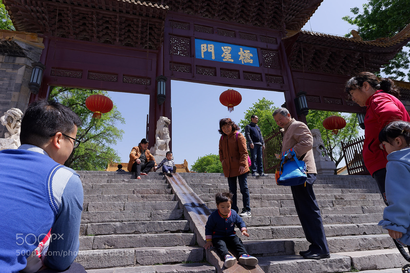 Sony a7 sample photo. 南京朝天宫棂星门滑梯 01 photography