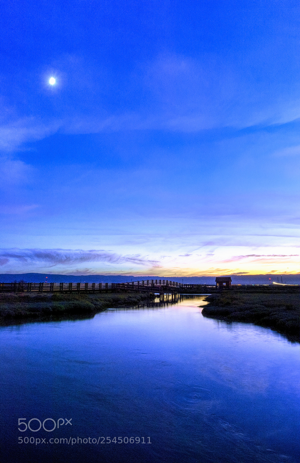 Nikon D2X sample photo. Blue night photography