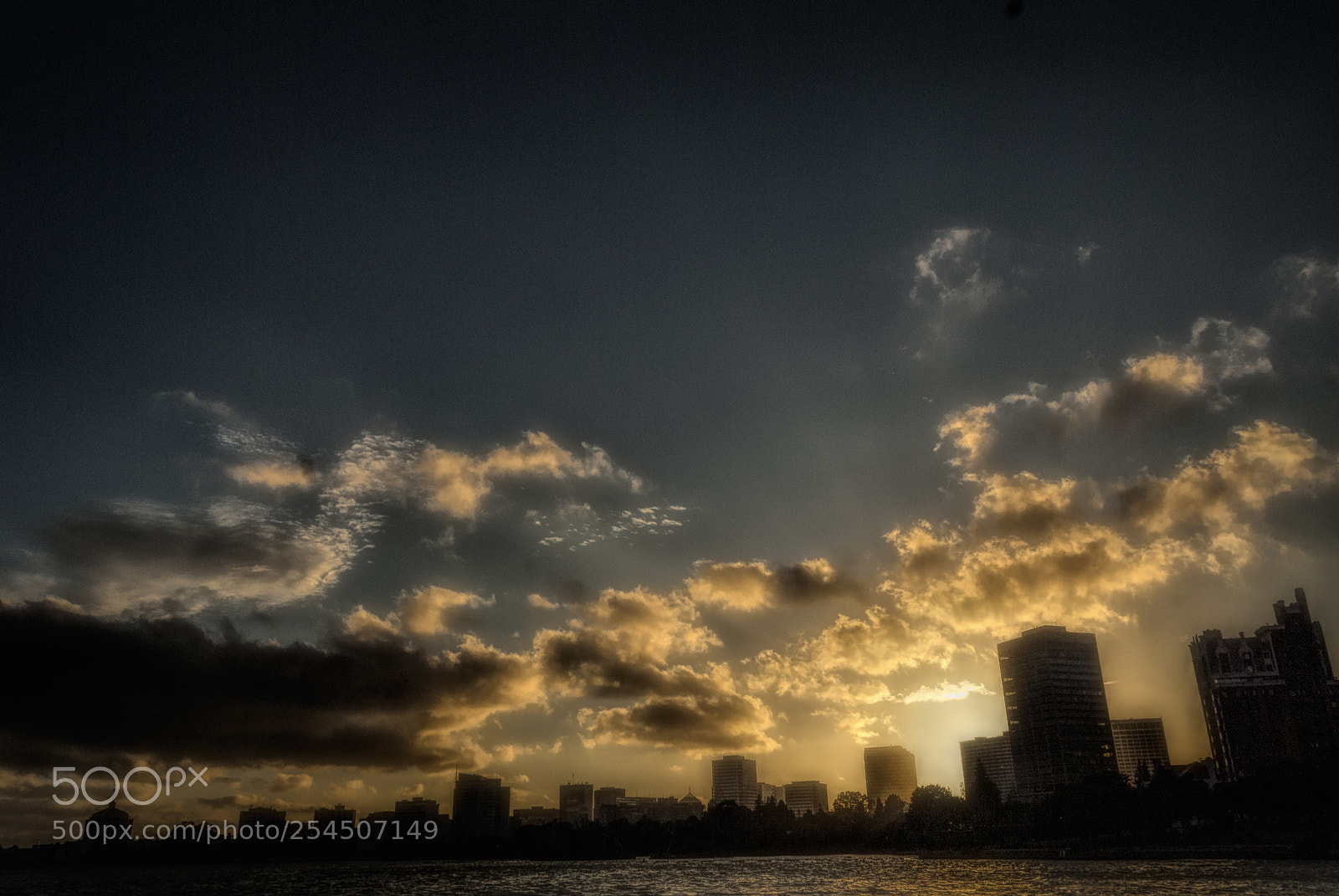 Nikon D200 sample photo. Lake merrit sky photography
