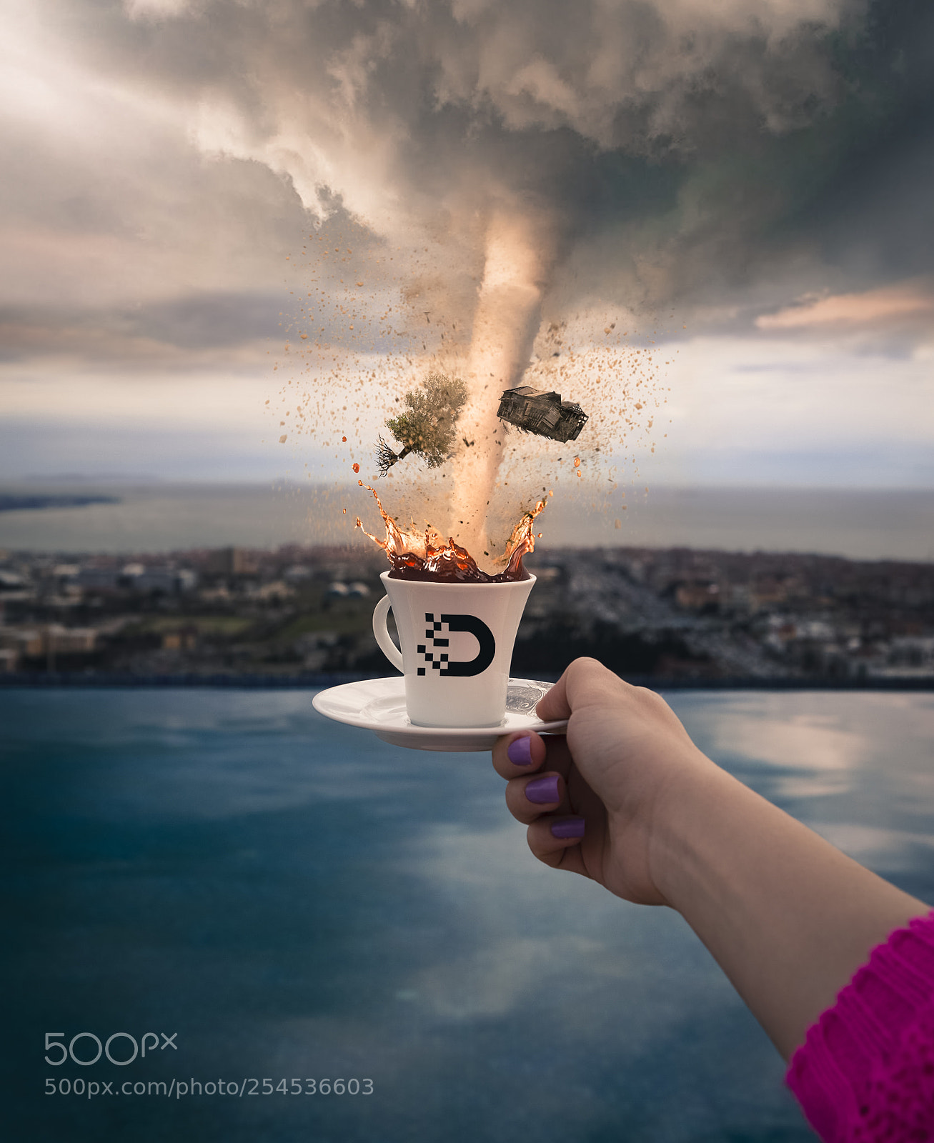 Canon EOS 5D Mark II sample photo. Coffee storm photography