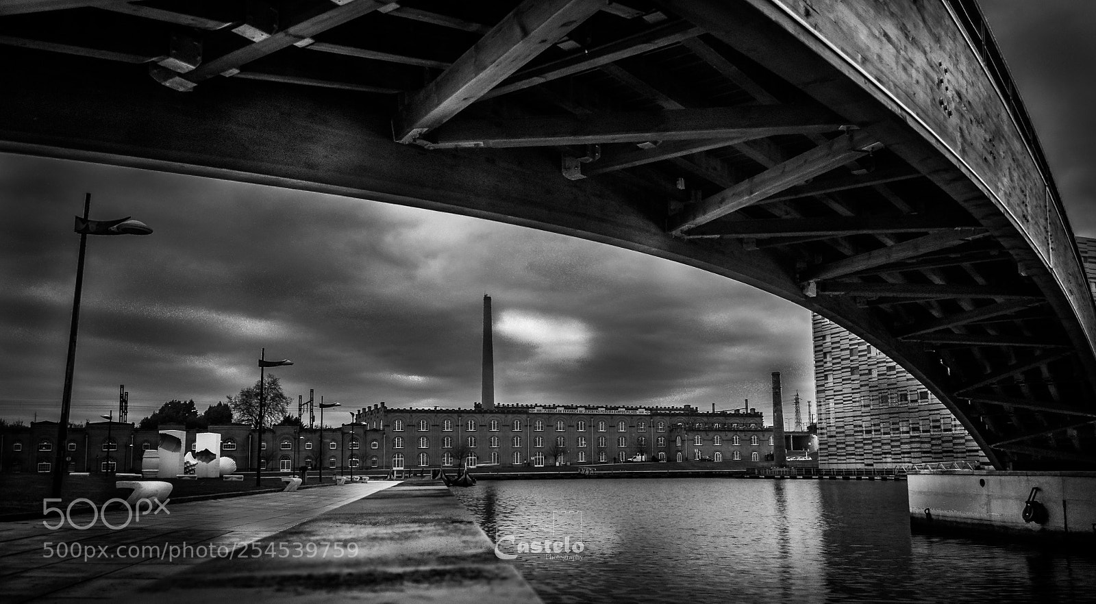 Nikon D5000 sample photo. Aveiro bridge photography