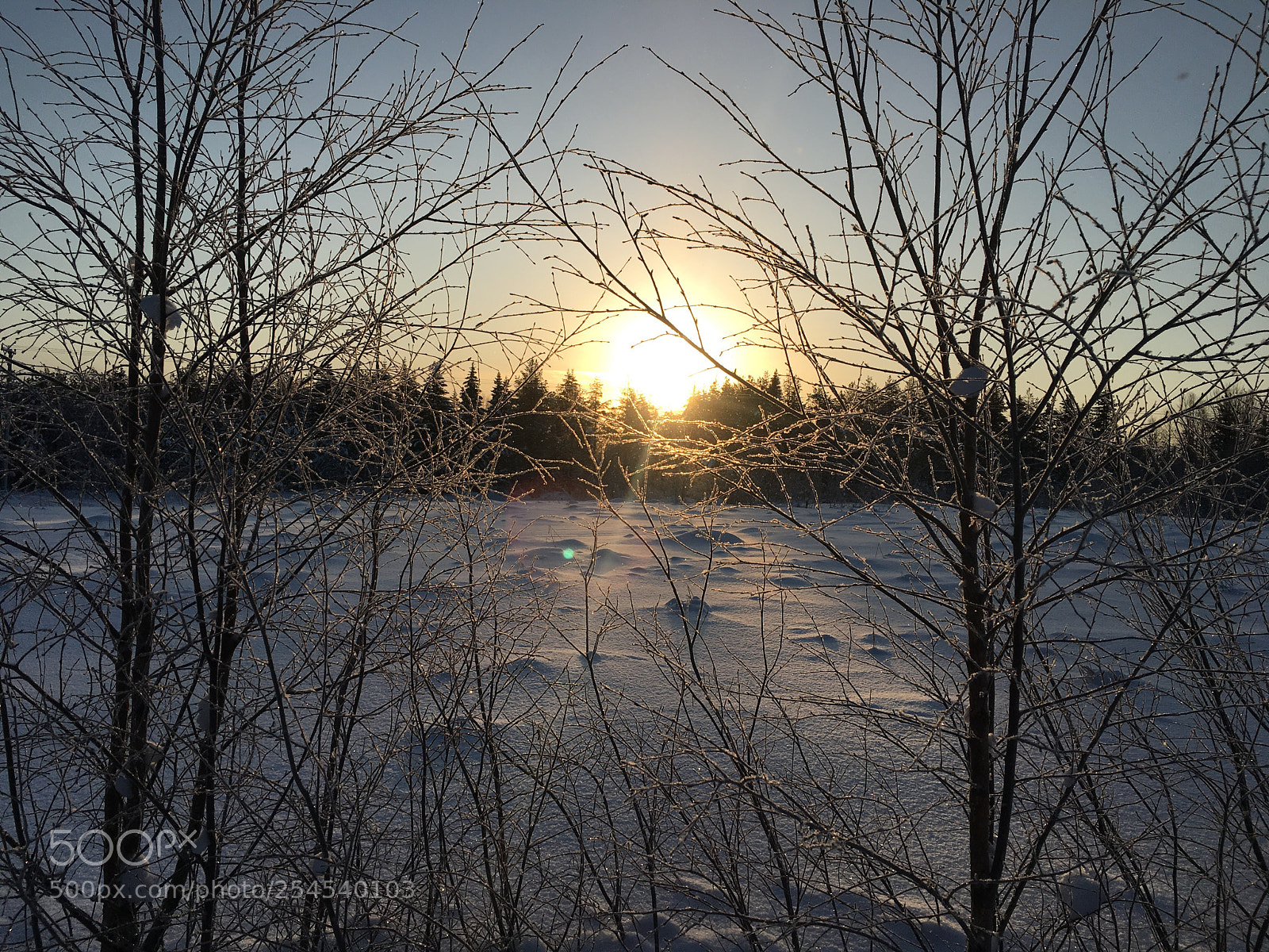 Apple iPhone 6s sample photo. Early morning skiing photography