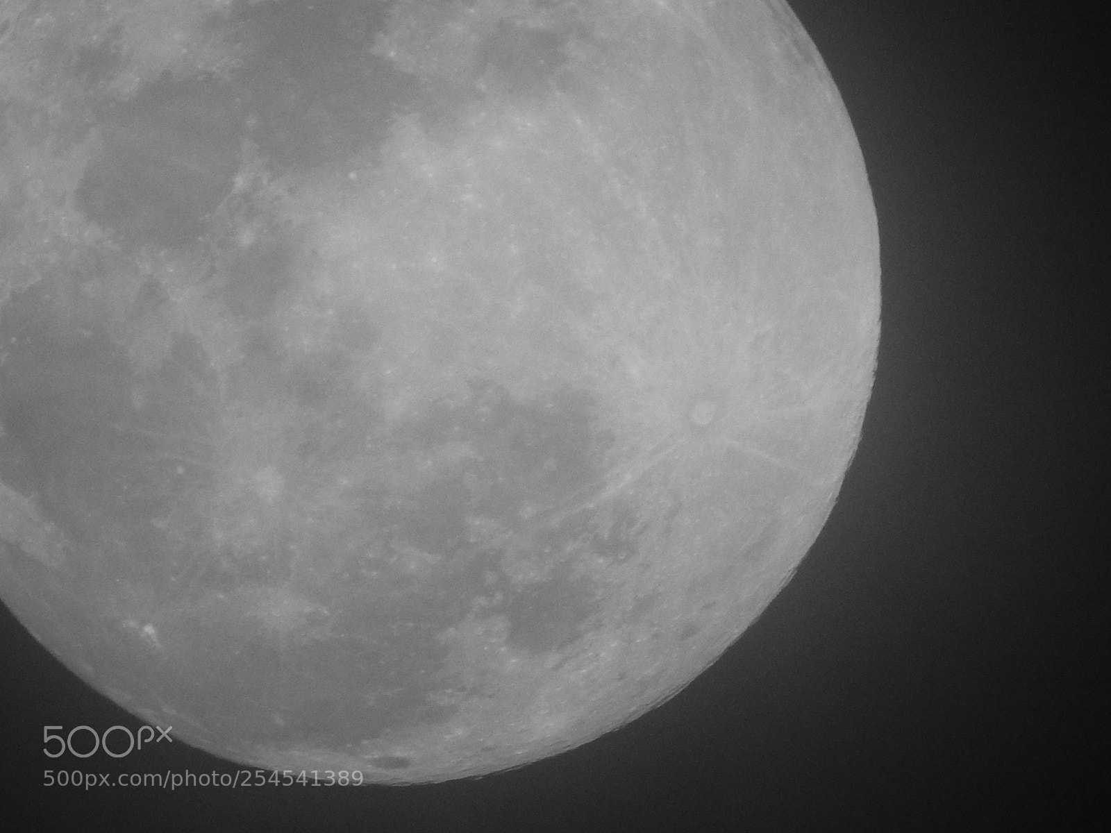 Nikon Coolpix P900 sample photo. Moon photography