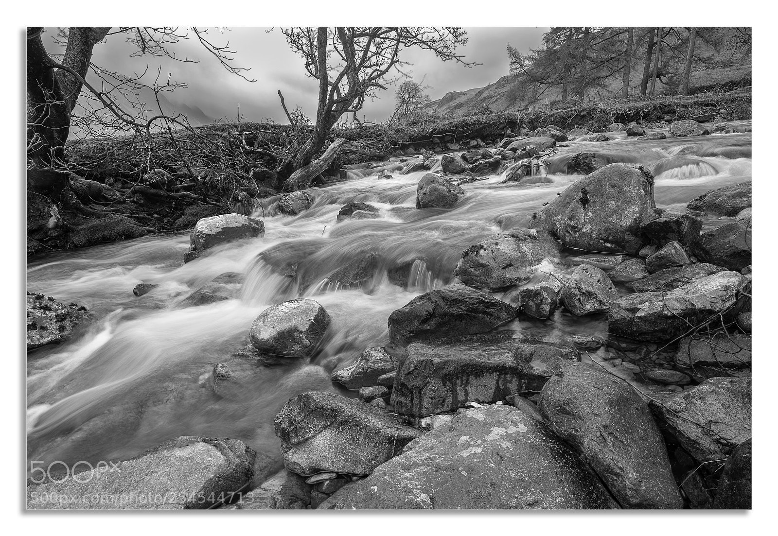 Nikon D850 sample photo. Slow river photography