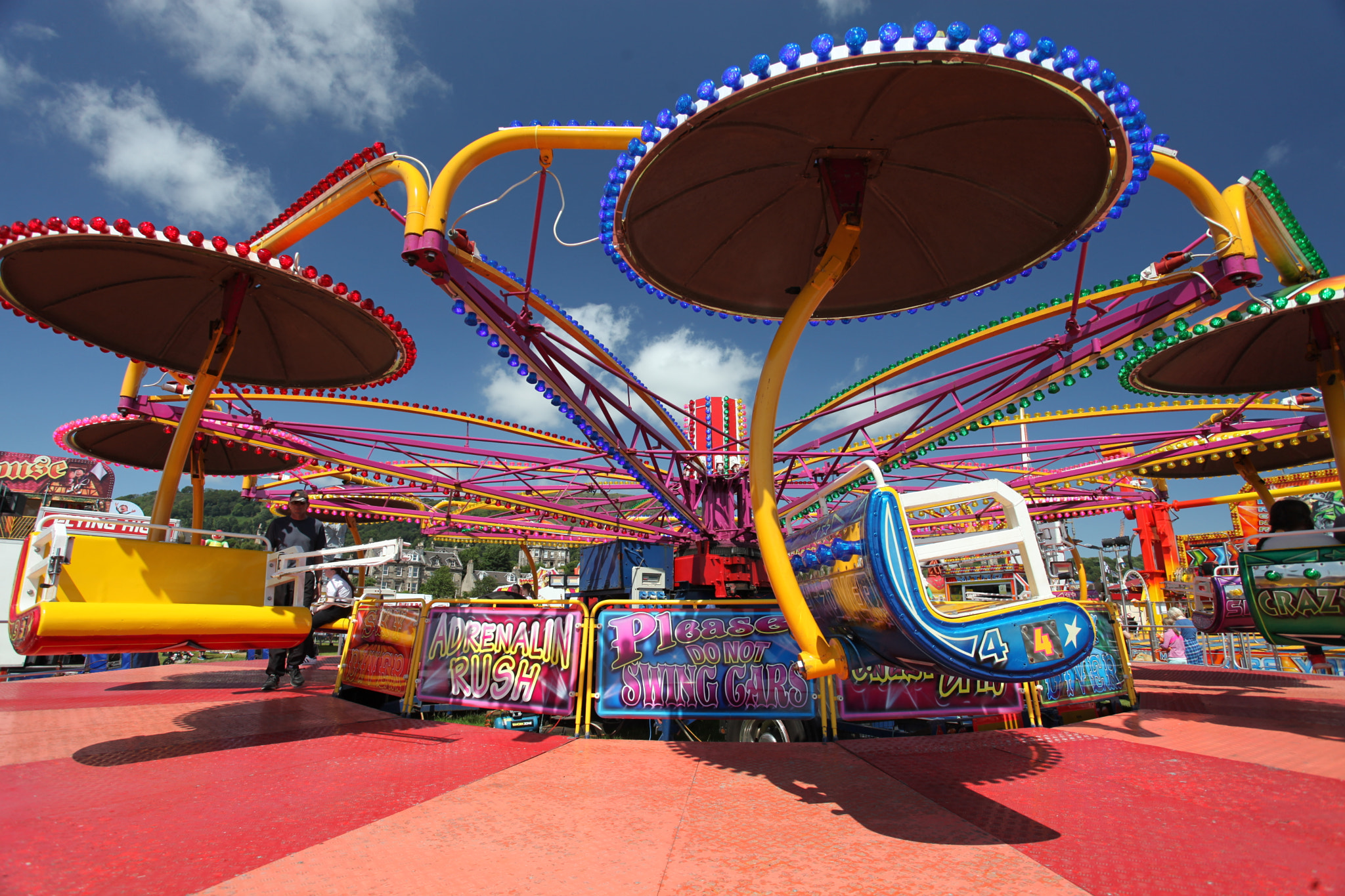 Canon EOS 5D Mark II sample photo. Funfair in forth of firth 1 photography
