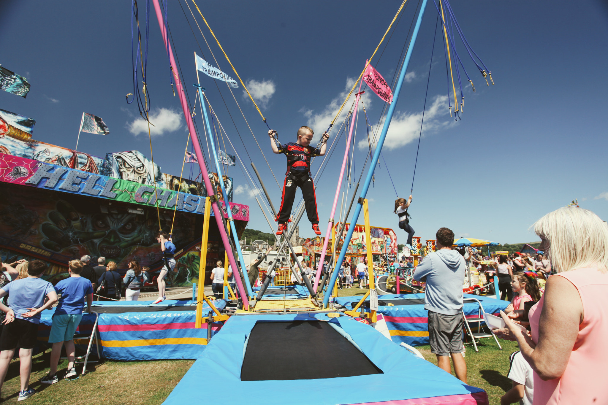 Canon EOS 5D Mark II sample photo. Funfair in forth of firth 10 photography