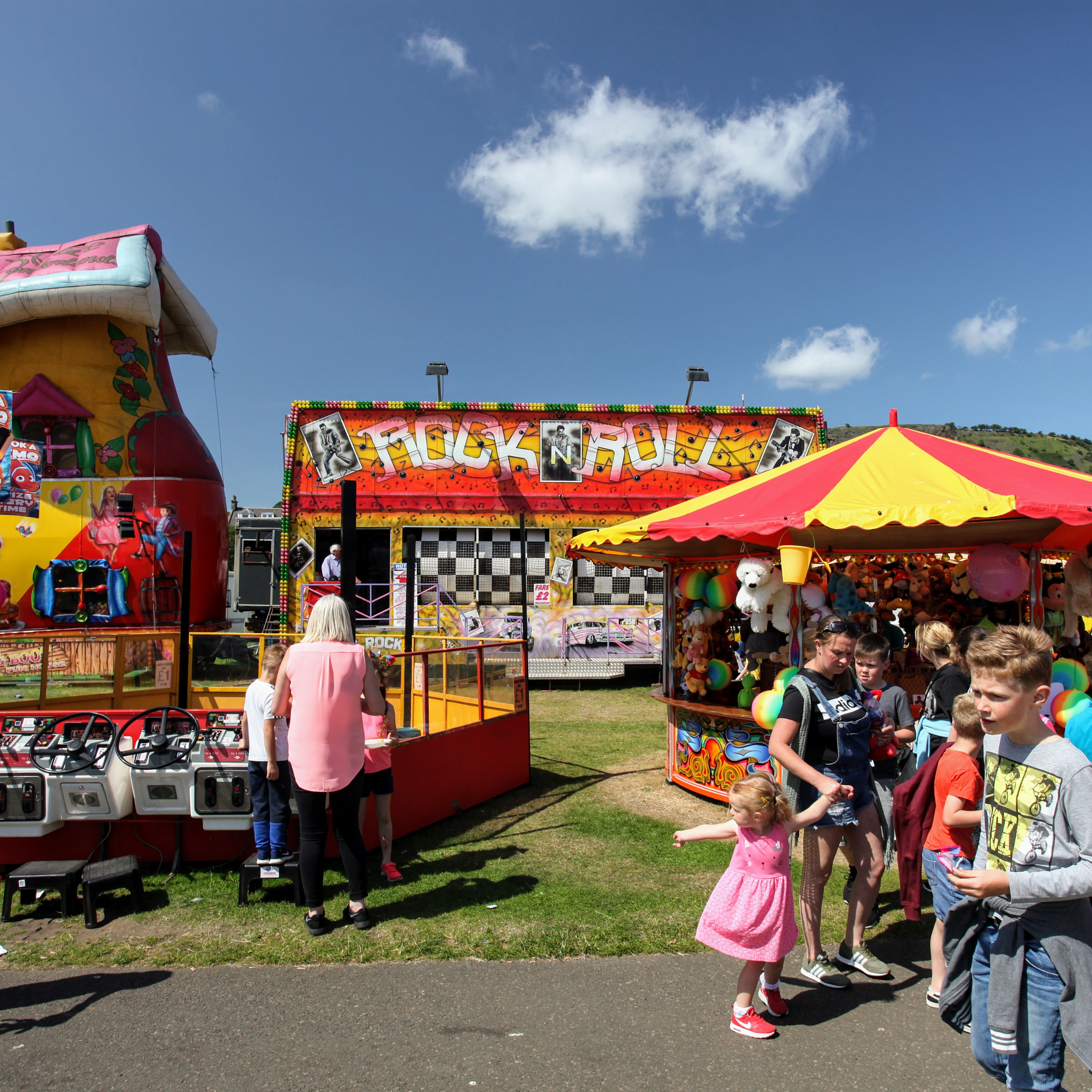 Canon EOS 5D Mark II sample photo. Funfair in forth of firth 11 photography