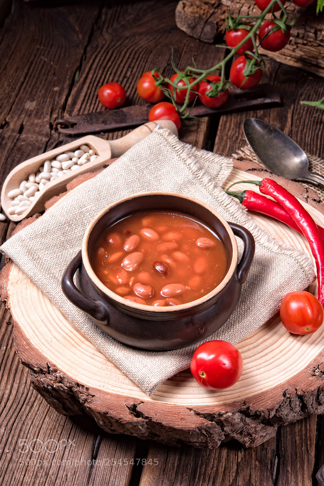 Nikon D810 sample photo. Baked beans in tomato photography