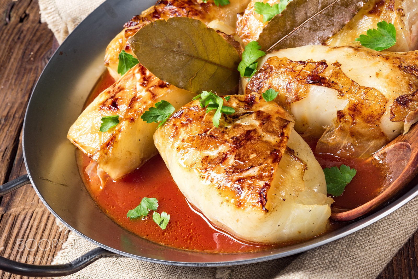 Nikon D810 sample photo. Baked cabbage rolls in photography