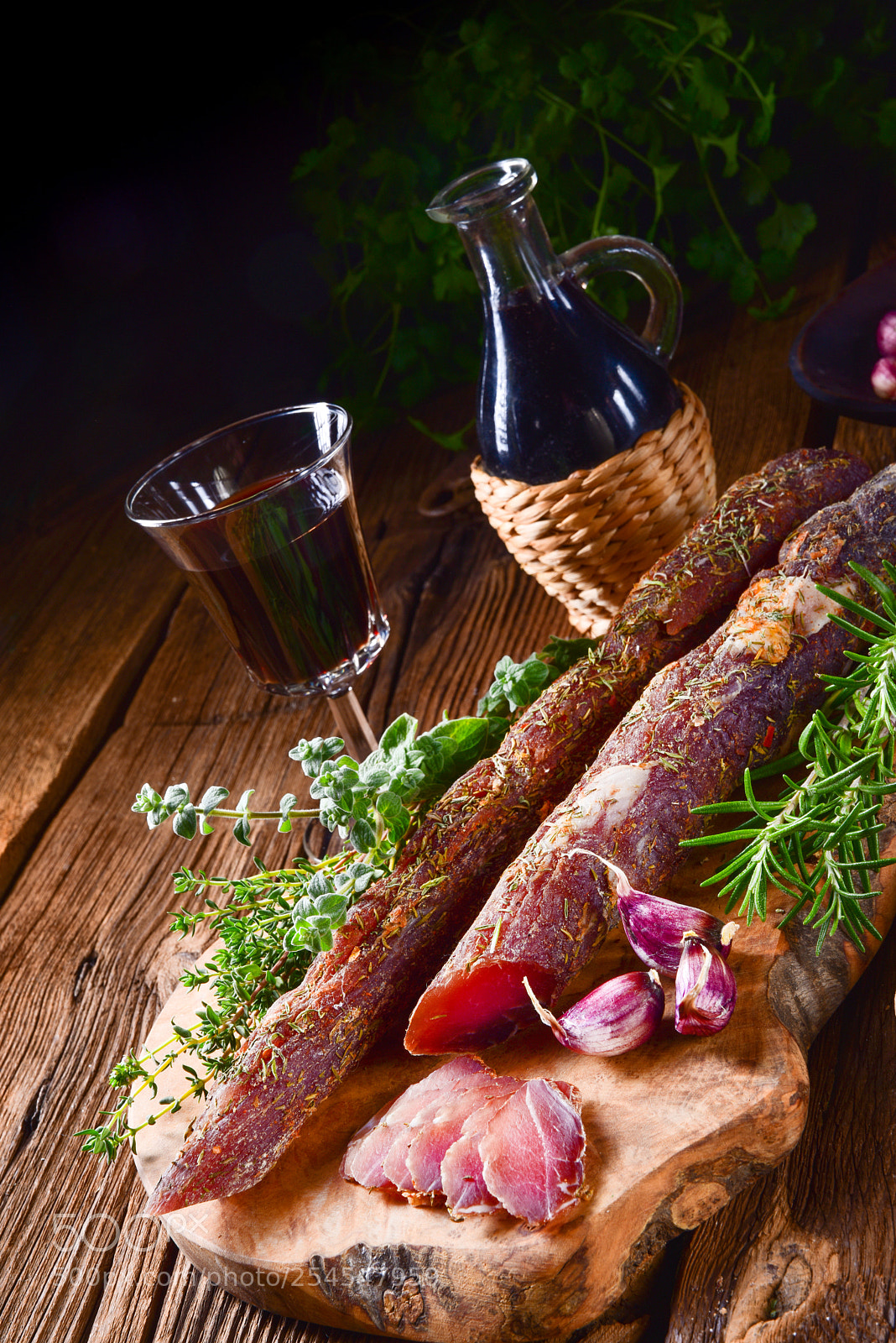 Nikon D810 sample photo. Dried sirloin with herbs photography