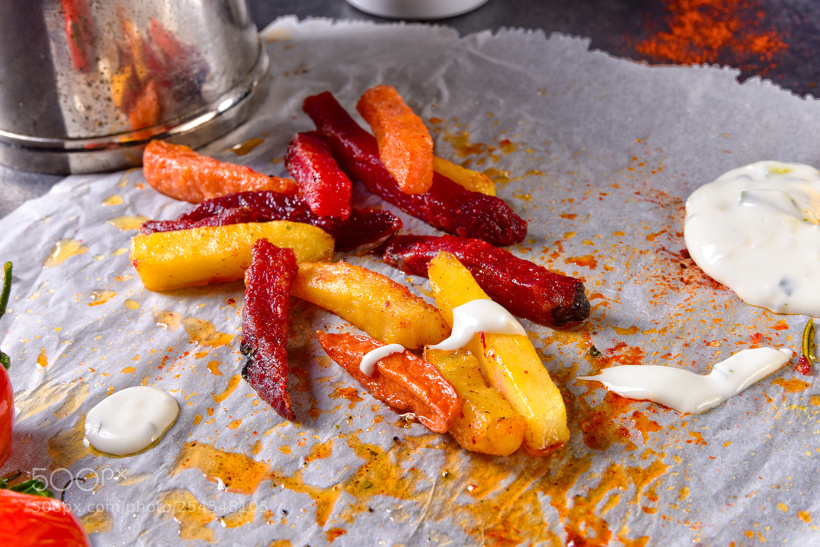Nikon D810 sample photo. Vegetable french fries with photography