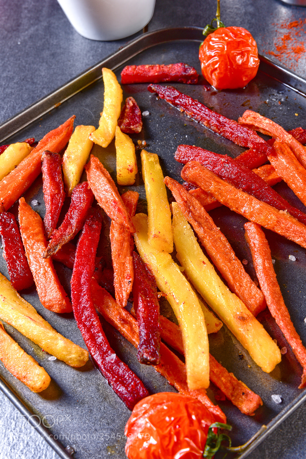 Nikon D810 sample photo. Colorful vegetable fries from photography
