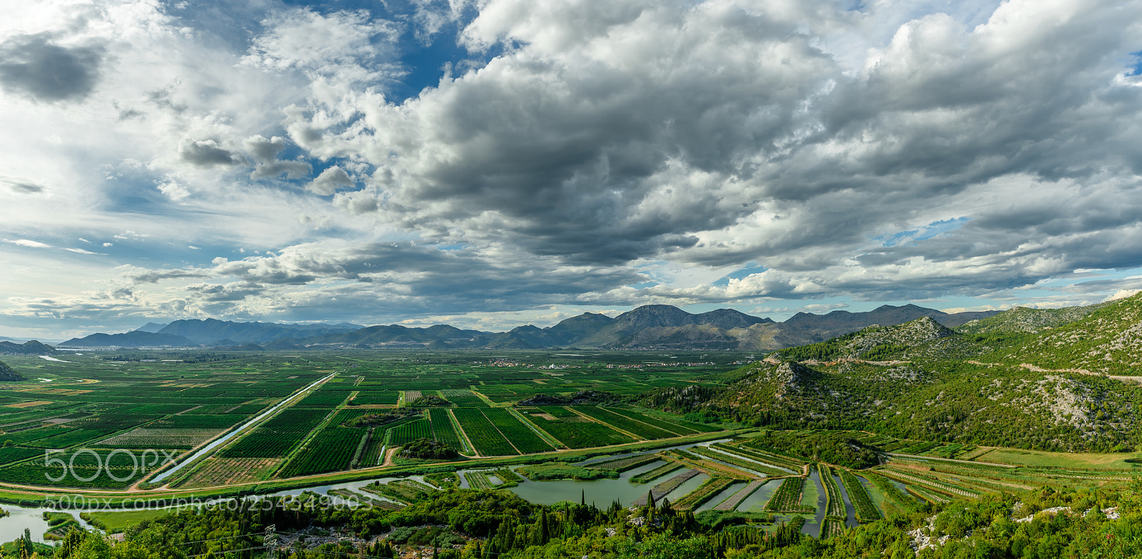 Nikon D810 sample photo. Neretva delta croatia panorama photography