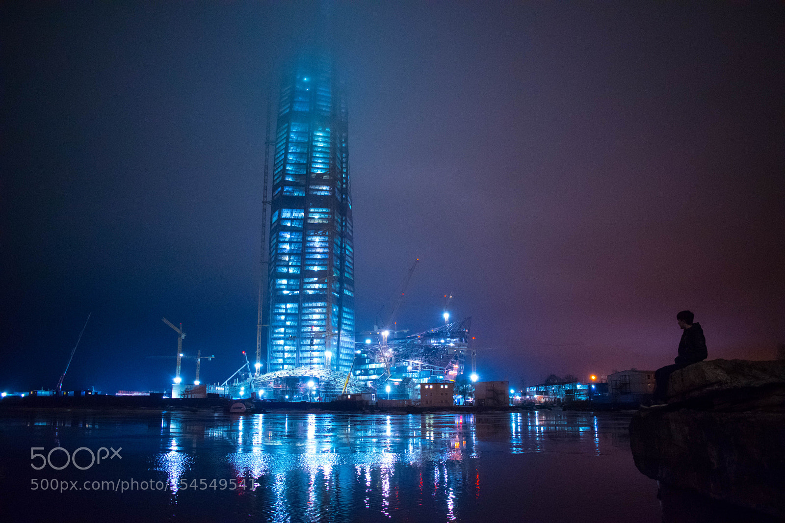 Nikon D5300 sample photo. Skyscraper in the fog 2 ☁ photography