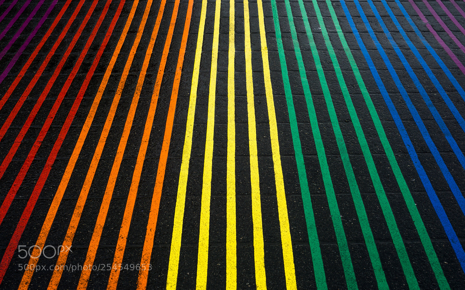 Sony a6000 sample photo. Pride colors rainbow stripes photography