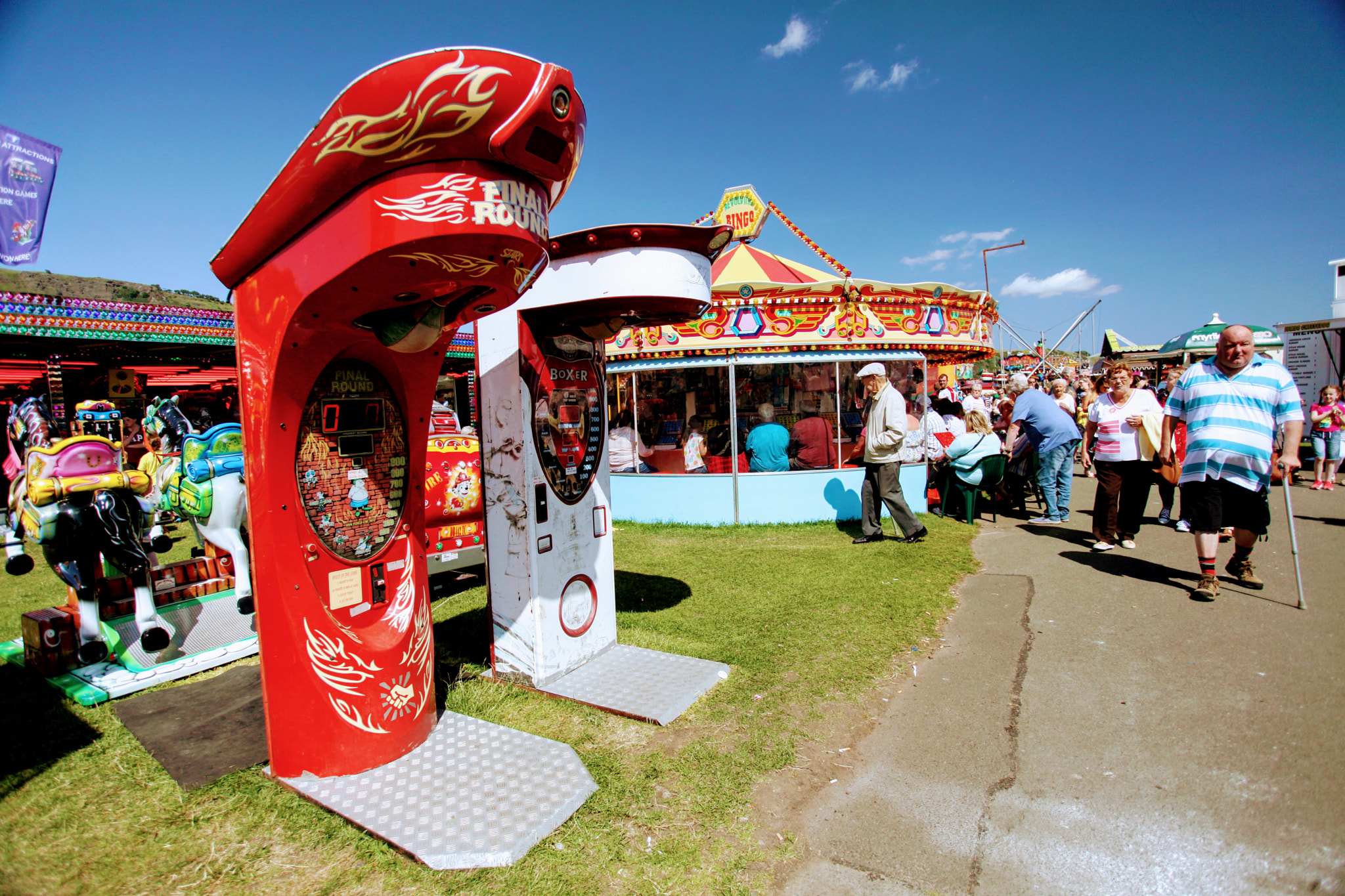 Canon EF 17-40mm F4L USM sample photo. Funfair in forth of firth photography