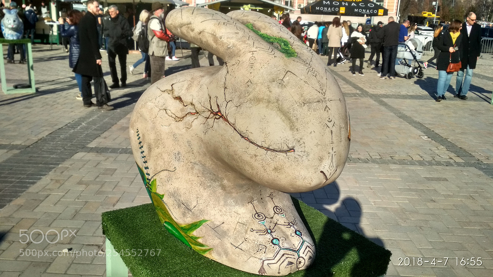 Xiaomi Redmi 4X sample photo. Easter bunny painting photography