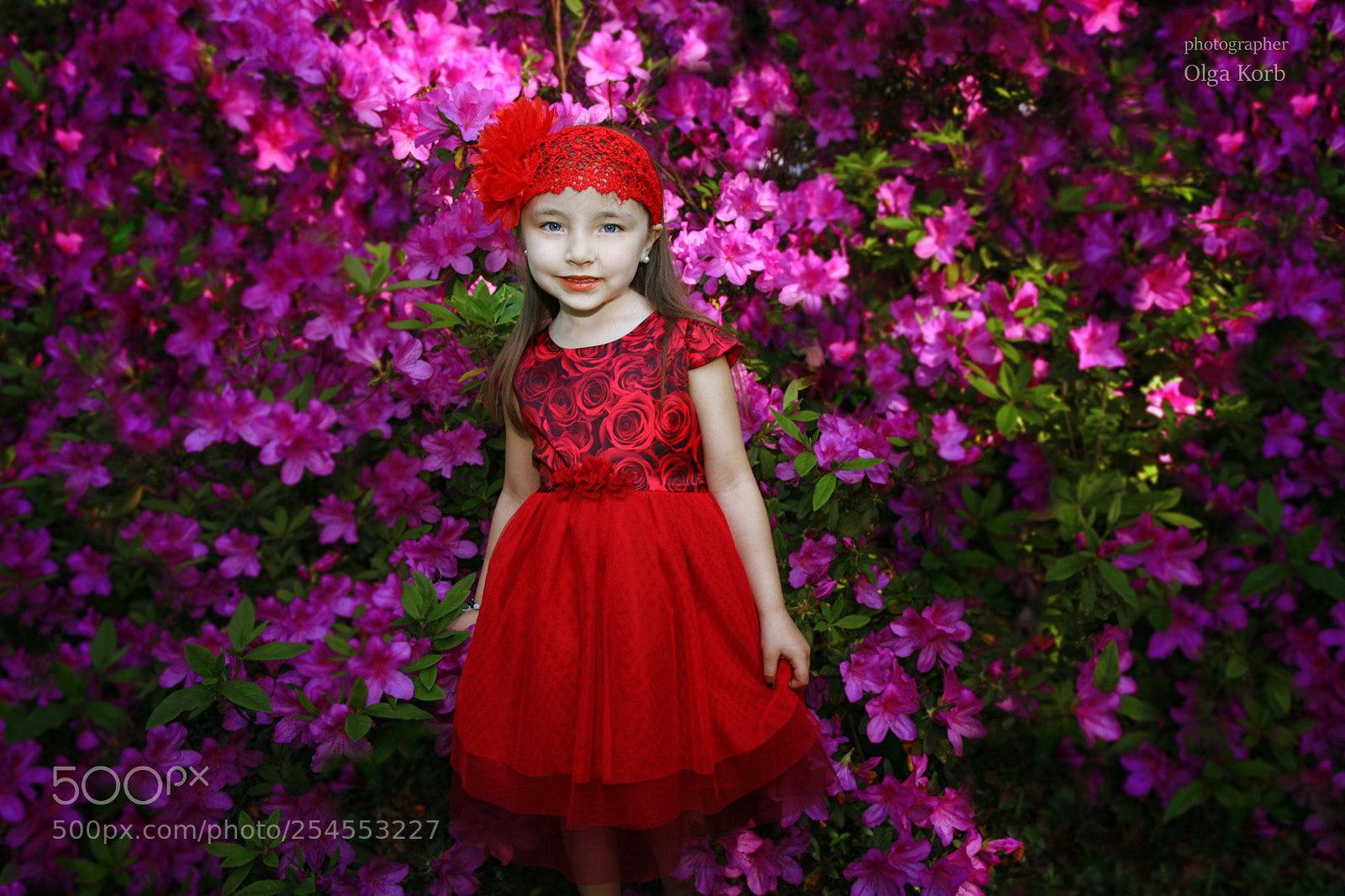Canon EOS 5D sample photo. Girl in red dress photography