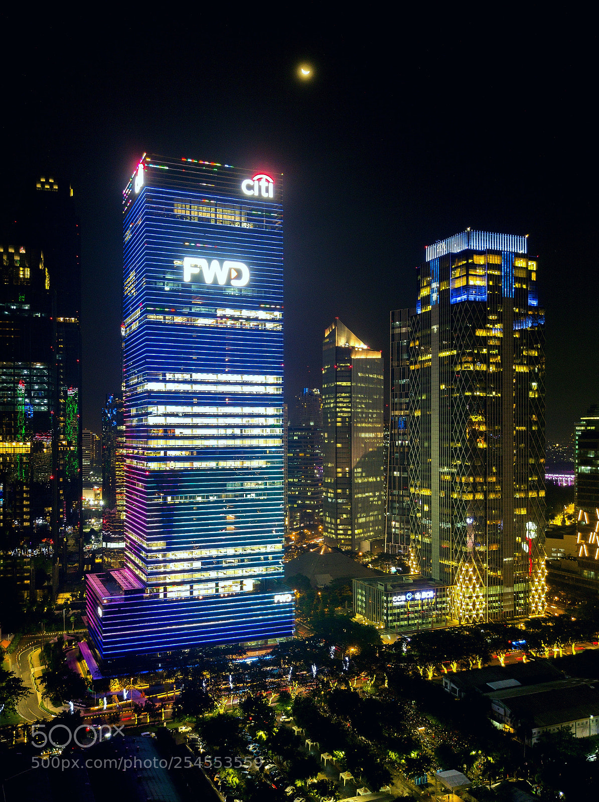 DJI FC220 sample photo. Watching the moon photography