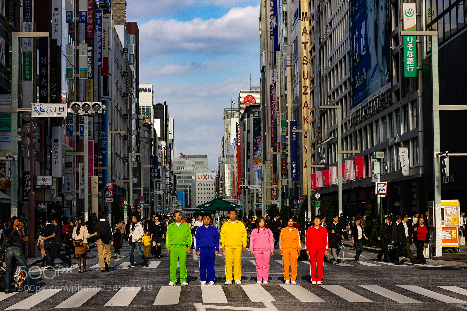 Canon EOS 40D sample photo. Ginza rainbow photography