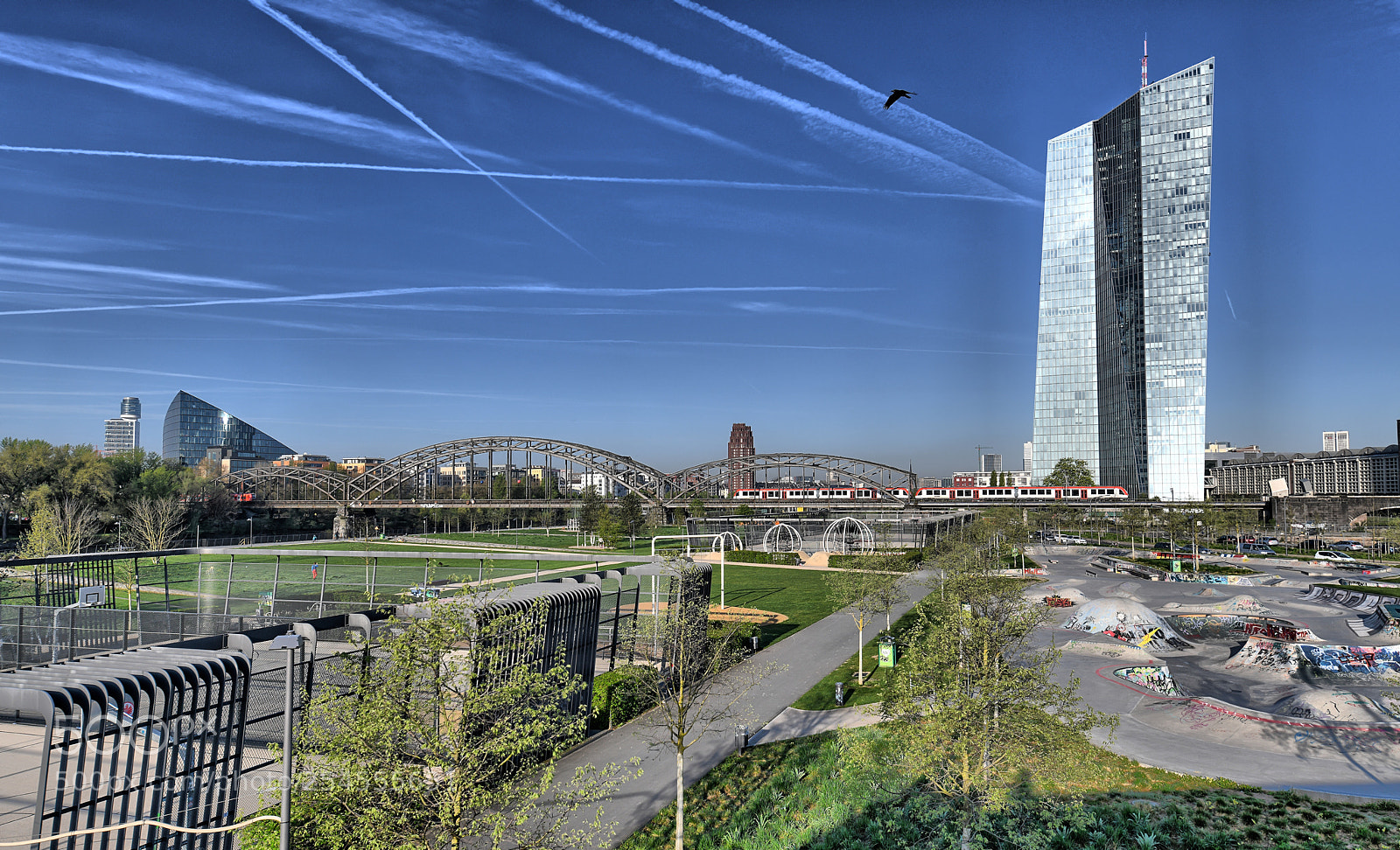 Nikon D850 sample photo. Frankfurt ezb photography