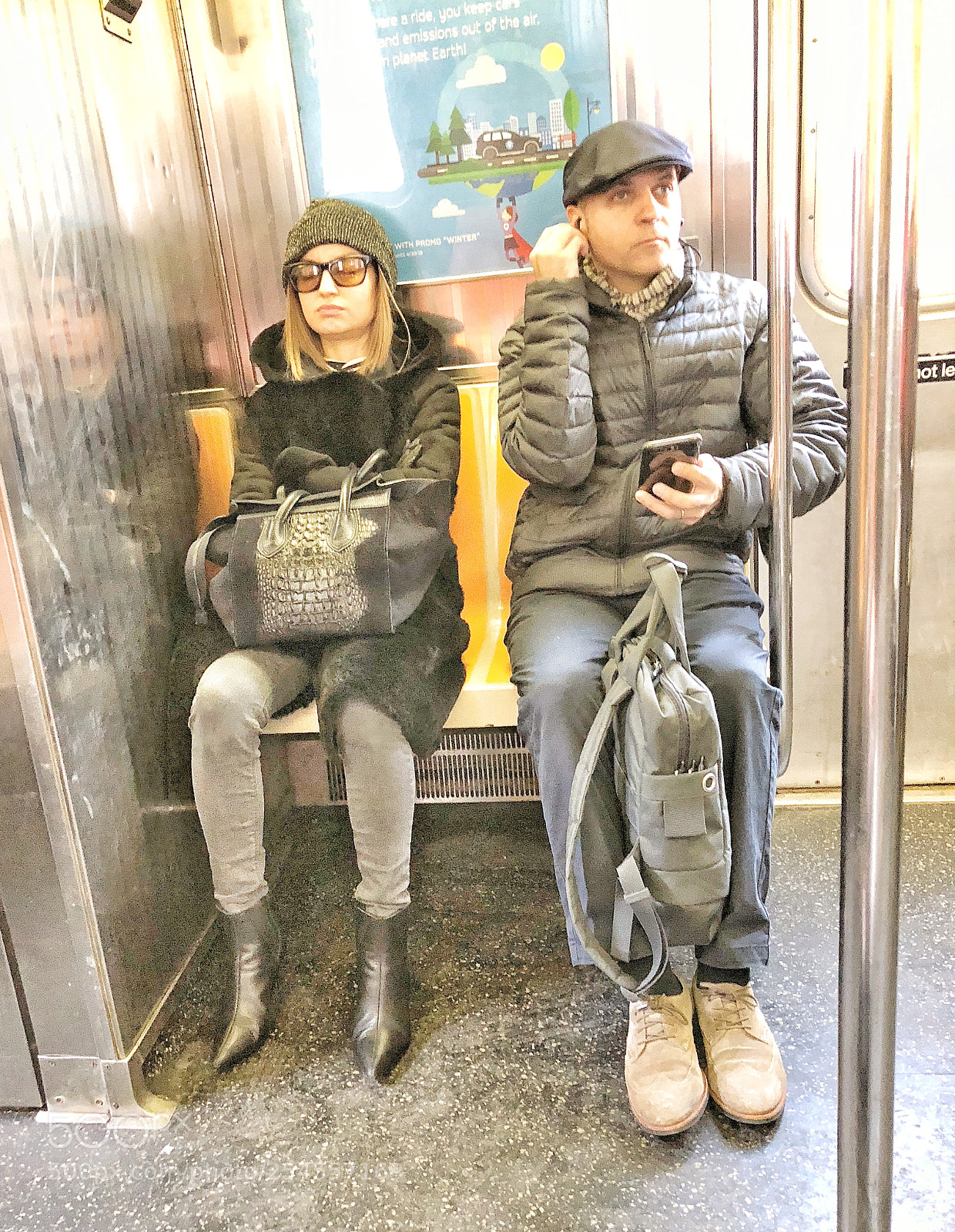 Apple iPhone X sample photo. Morning riders. nyc photography