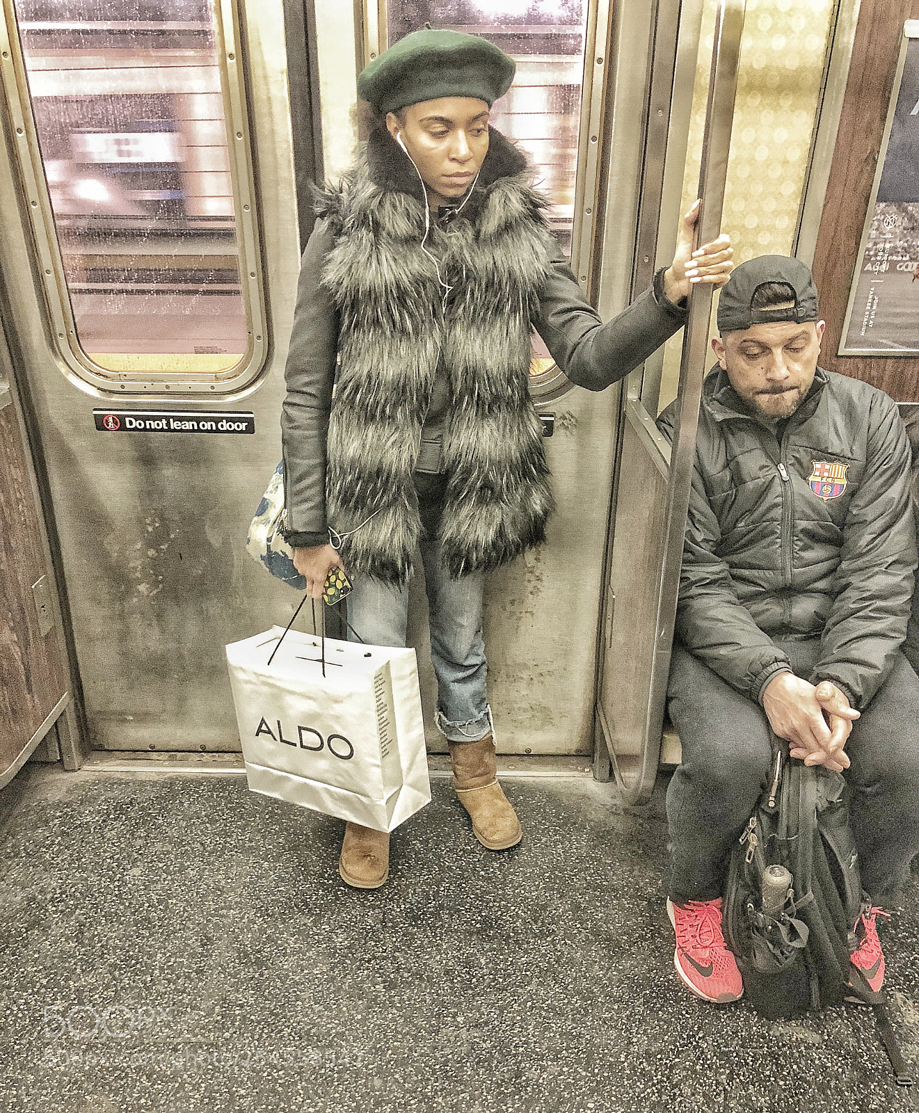 Apple iPhone X sample photo. Subway ride. nyc. photography
