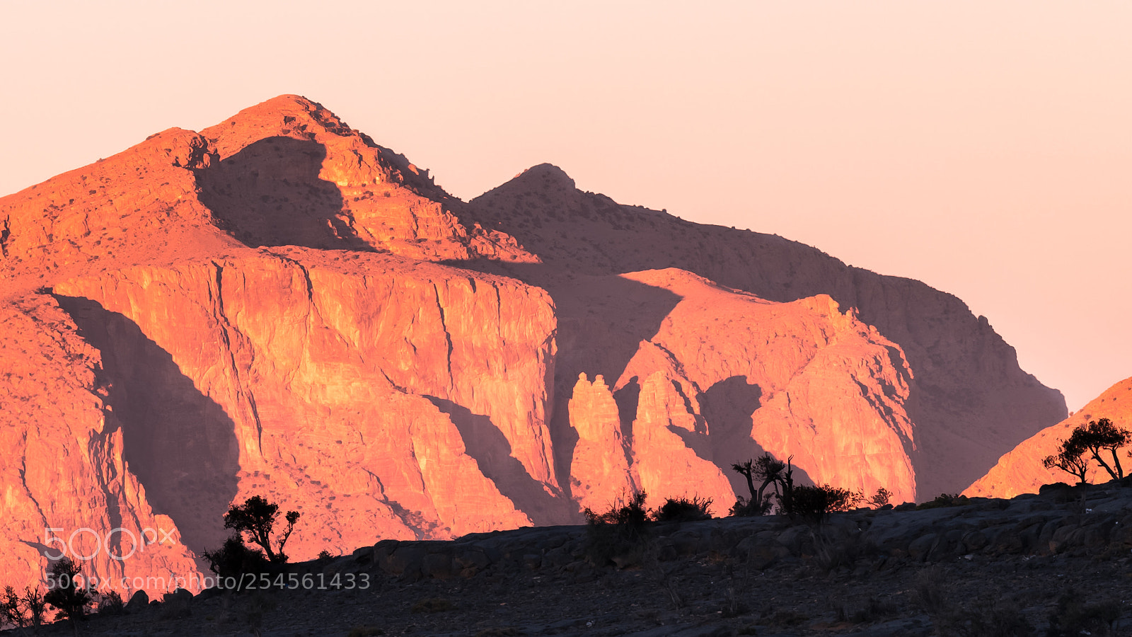 Nikon D850 sample photo. Sunrise on jebel shams photography