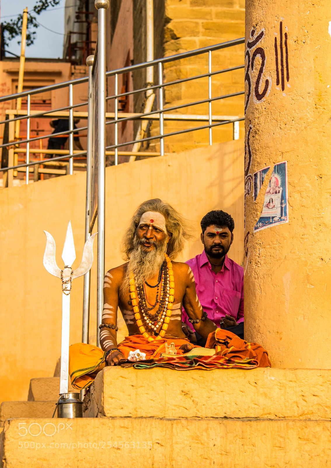 Nikon D5300 sample photo. Sadhu, ganga ghat, varanasi photography