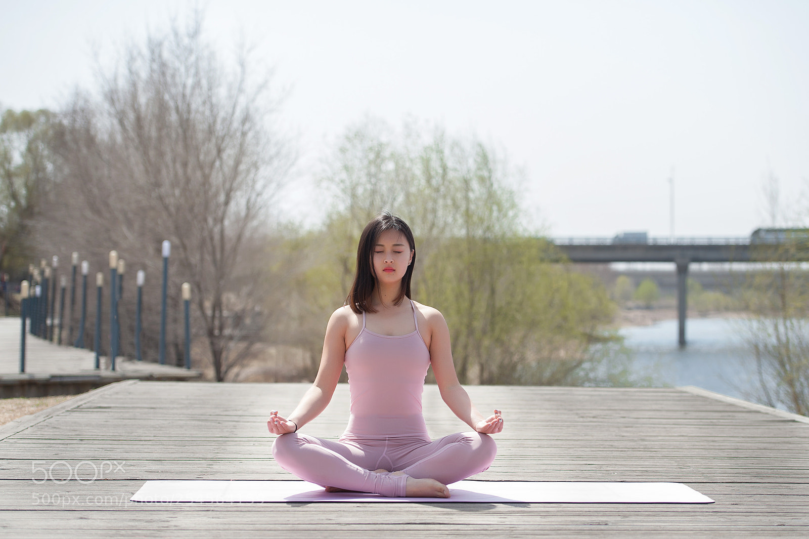 Nikon D3 sample photo. Yoga photography