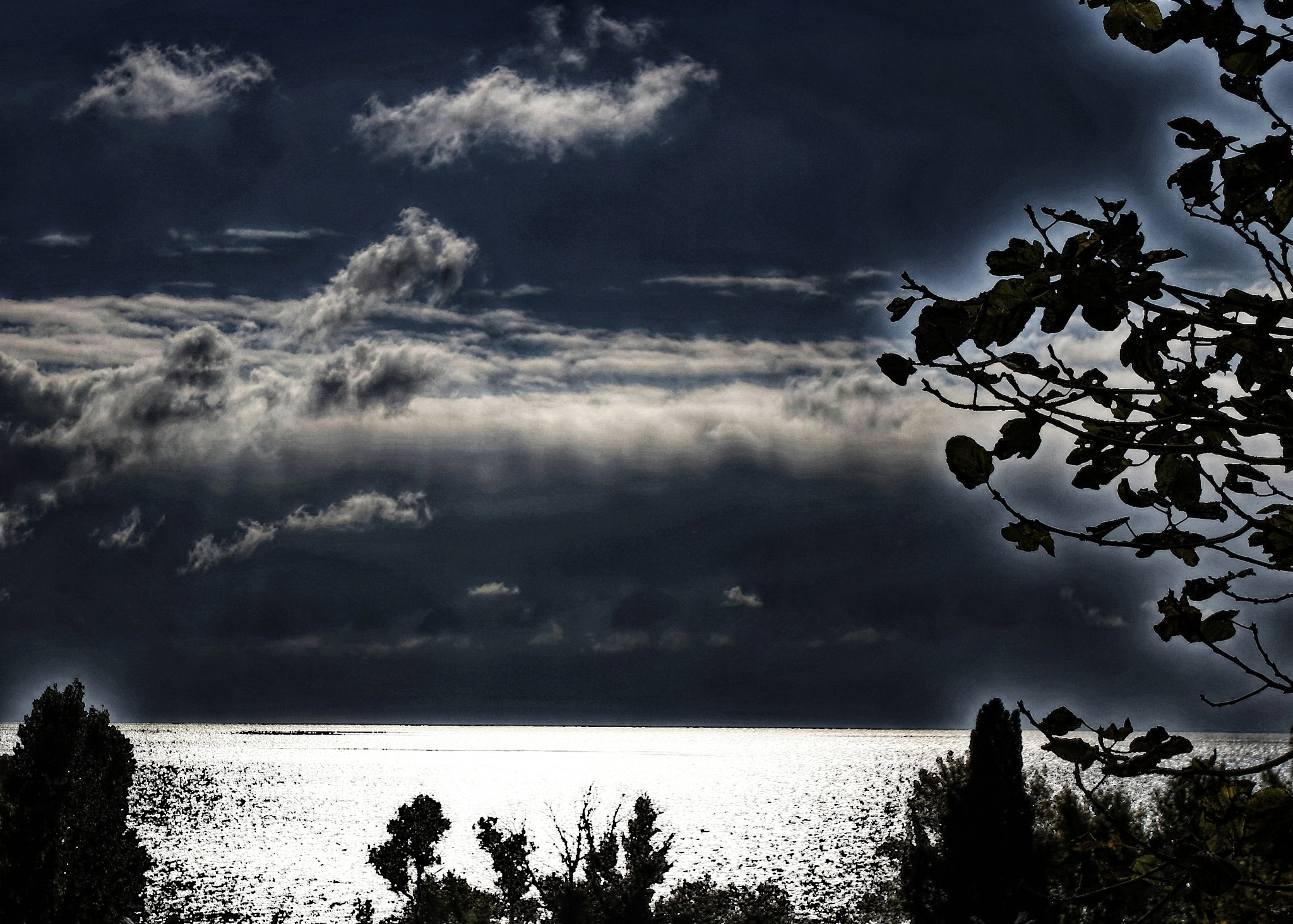 Canon EOS 60D + Sigma 18-50mm F2.8-4.5 DC OS HSM sample photo. In the moonlight the sea shone photography