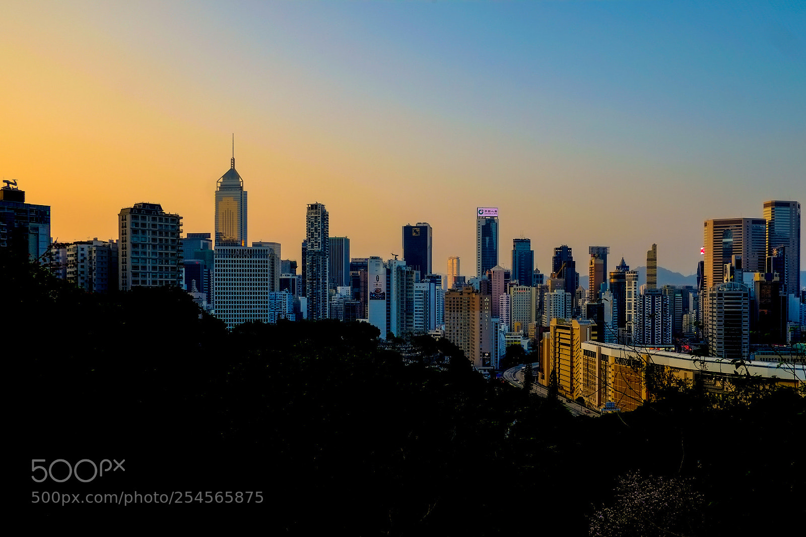 Fujifilm X-Pro1 sample photo. Good night hong kong photography