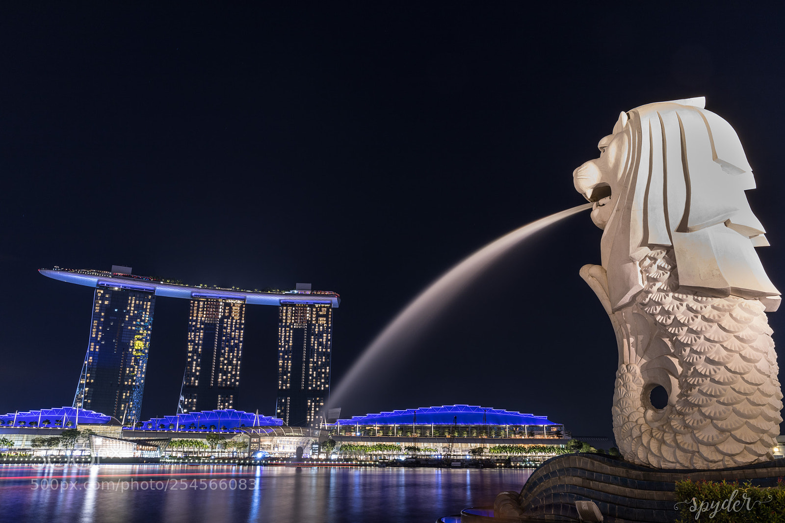 Canon EOS 6D Mark II sample photo. Singapore merlion photography