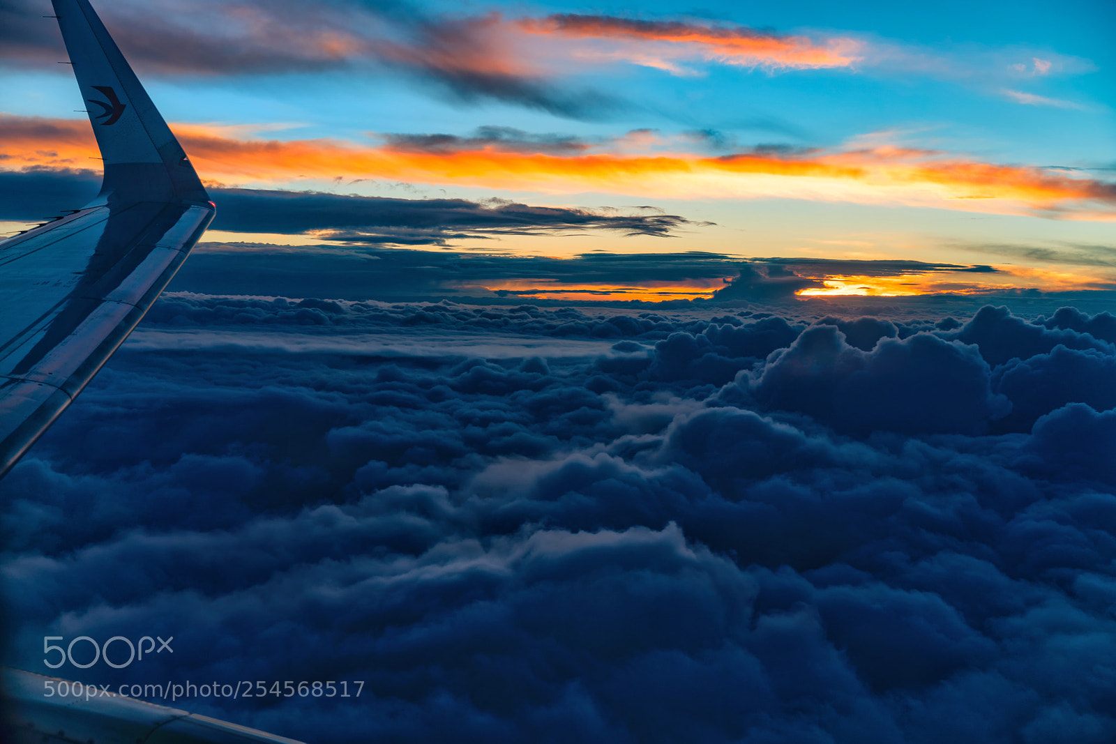 Sony a7R III sample photo. Sunset over cloud photography